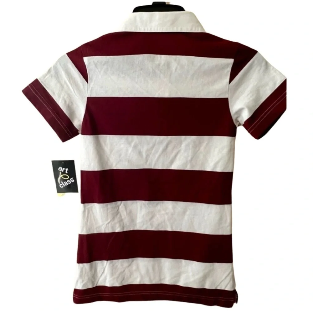 Art Class, Striped Collared Shirt size Small
